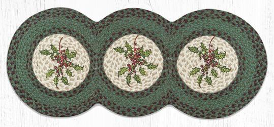 TCP-508 Holly Tri Circle Table Runner