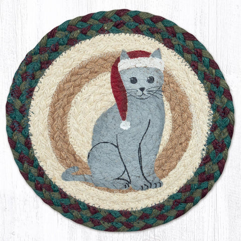 MSPR-508 Santa Hat Cat Trivet