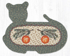 CP-025 Ornament on Branch Cat Rug