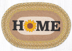 OP-654 Home Sunflower Oval Rug