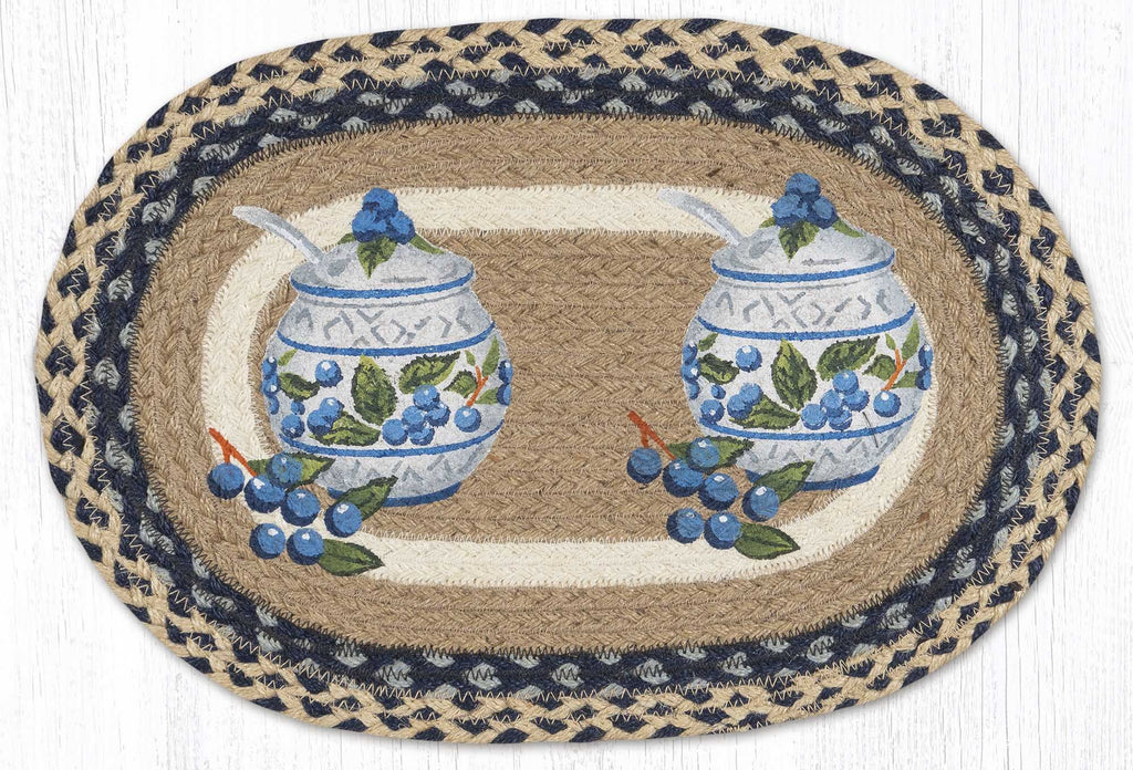 PM-OP-863 Jam Jar Blueberry Placemat 13"x19"