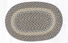 C-005 Blue/Natural Braided Rug