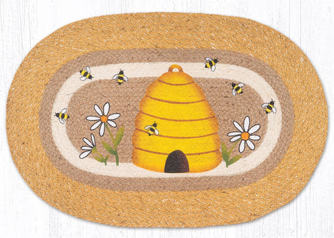 OP-9-101 Beehive Oval Rug