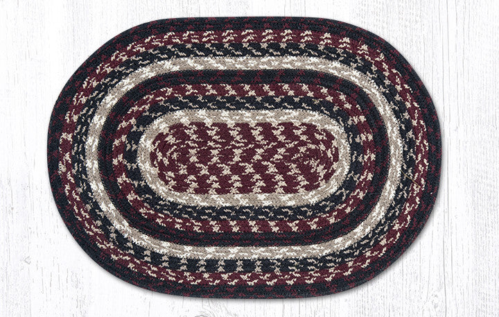 C-344 Burgundy/Black/Tan Table Accents