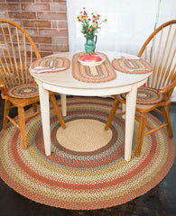 C-300 Honey/Vanilla/Giner Braided Rug