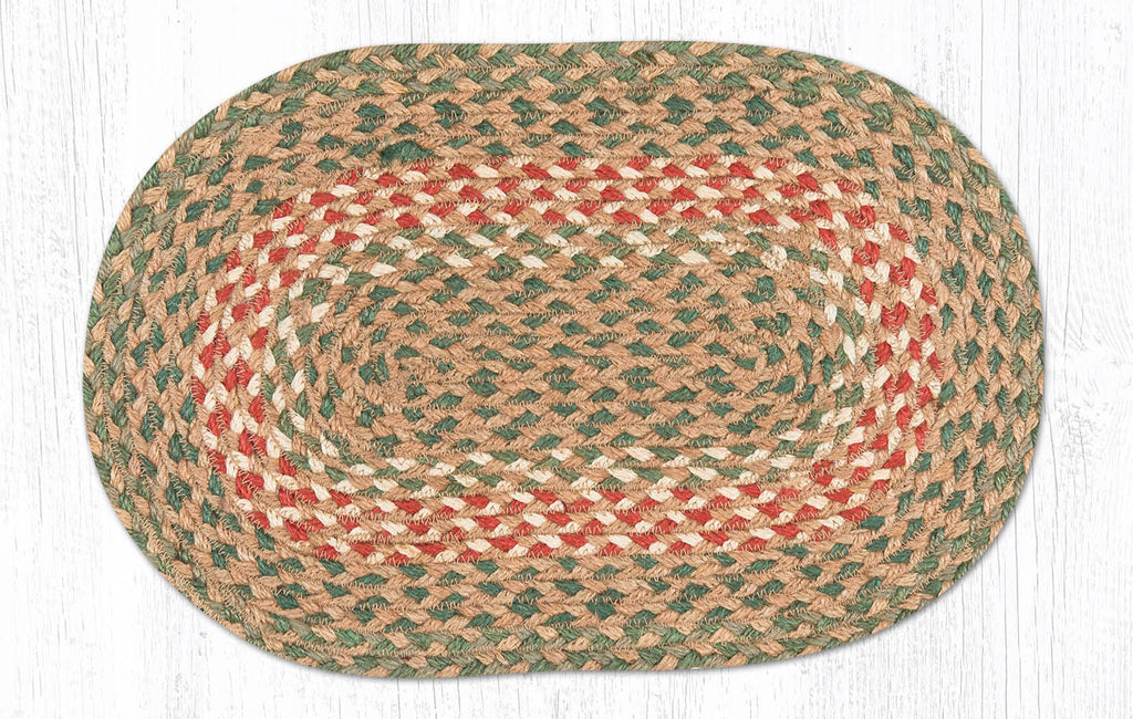 MS-009 Green/Burgundy Miniature Trivet