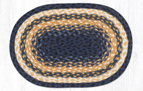 MS-079 Light Blue/Dark Blue/Mustard Miniature Trivet