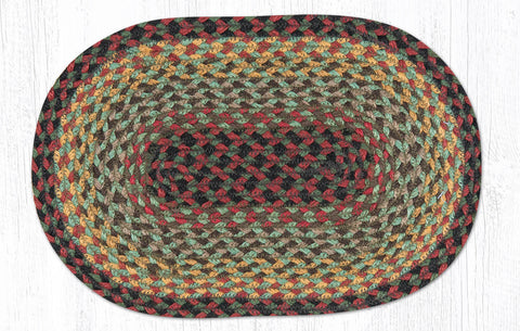 MS-081 Burgundy/Black/Sage Miniature Trivet