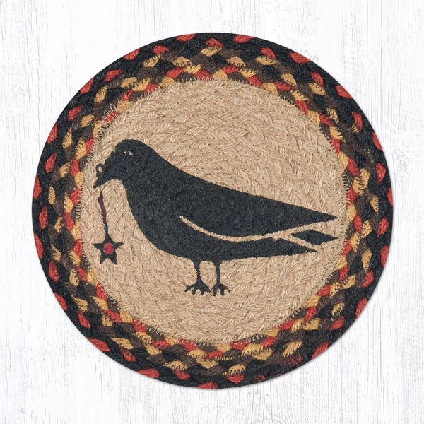 MSPR-919 Crow & Star Trivet | The Braided Rug Place