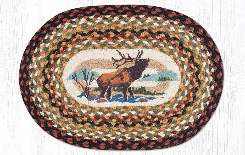 PM-OP-319 Winter Elk Placemat 13"x19"