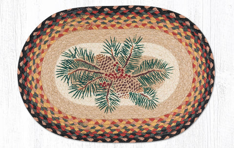 PM-OP-083 Pinecone Red Berry Placemat 13