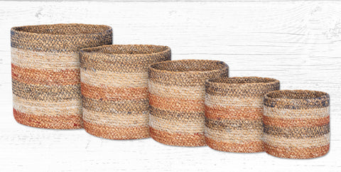 SGB-002 Honeycomb Sedge Grass Baskets