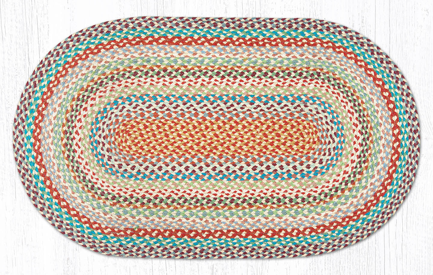 C-328 Multi 1 Color Braided Rug | The Braided Rug Place