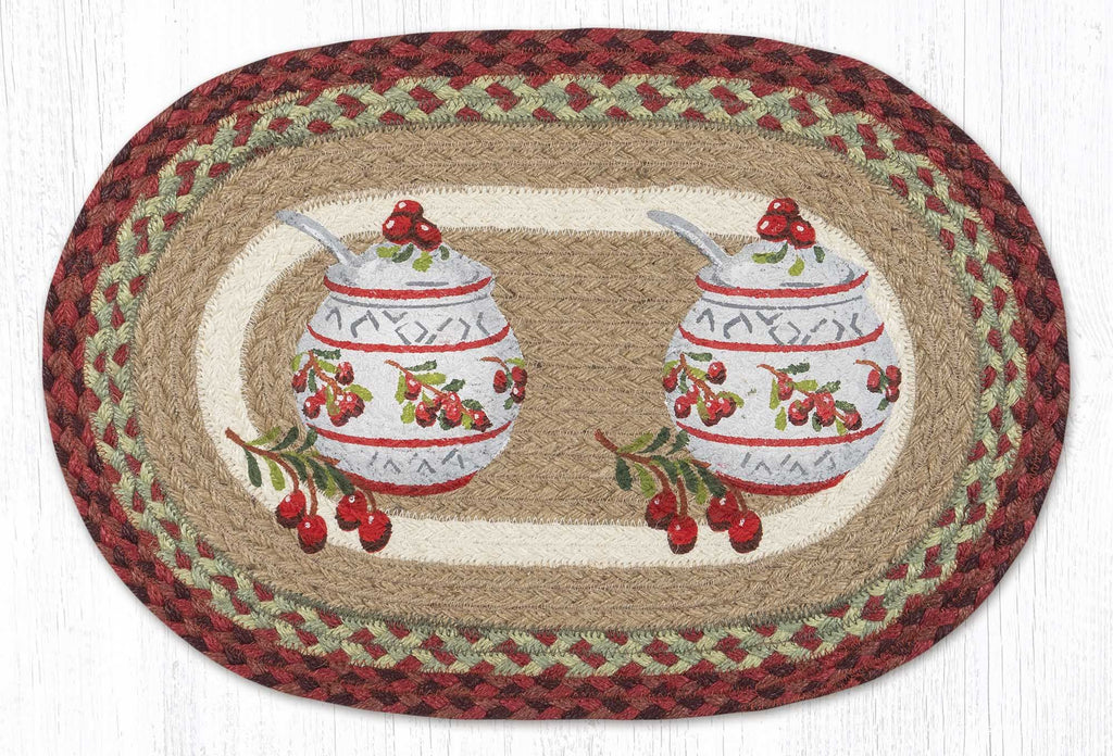 PM-OP-390JJC Jam Jar Cranberry Placemat 13"x19"