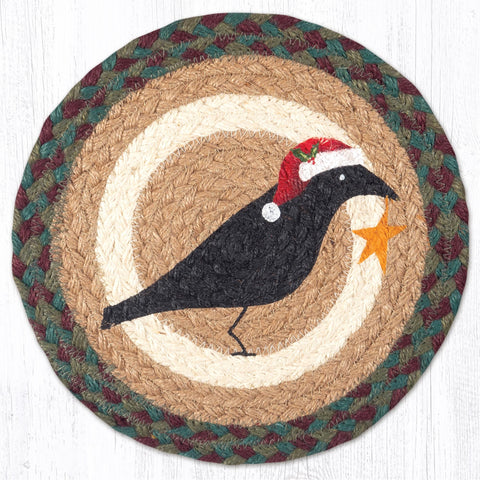 MSPR-508 Crow Santa Hat Trivet