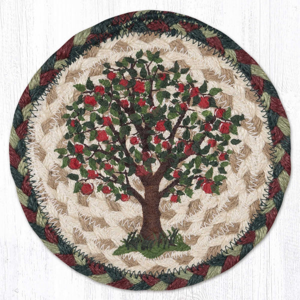 LC-801 Apple Tree Trivet | The Braided Rug Place