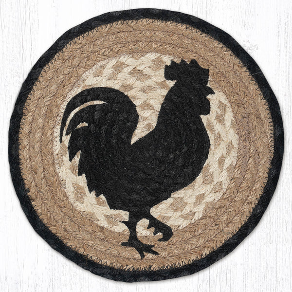 MSPR-459 Rooster Silhouette Trivet | The Braided Rug Place