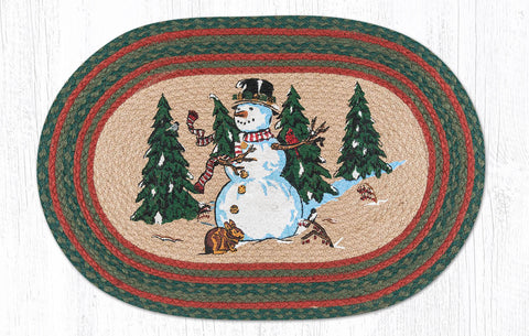 OP-246 Winter Wonderland Oval Rug