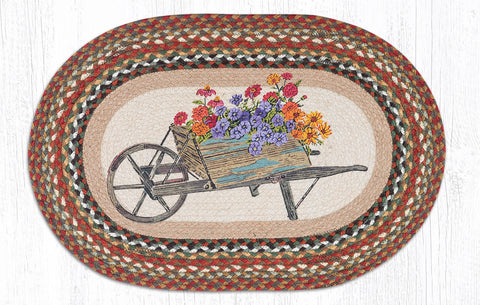 OP-300 Wheelbarrow Oval Rug