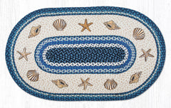 OP-362 Sea Shells Oval Rug