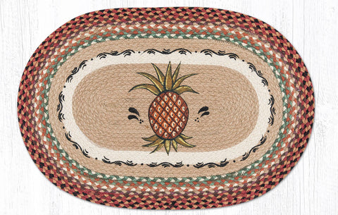 OP-375 Pineapple Oval Rug