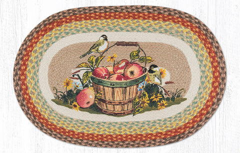 OP-426 Apple Chickadee Oval Rugs