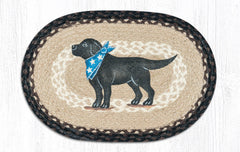 PM-OP-313 Black Lab Placemat 13"x19"