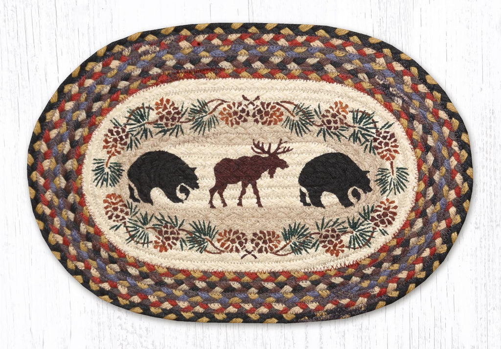 PM-OP-043 Bear/Moose Placemat 13"x19"