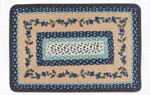 PP-312 Blueberry Vine Oblong Print Rug