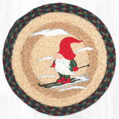 MSPR-508 Skiing Gnome 10" Trivet