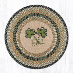 RP-116 Shamrock Round Rug