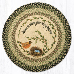 RP-121 Robins Nest Round Rug