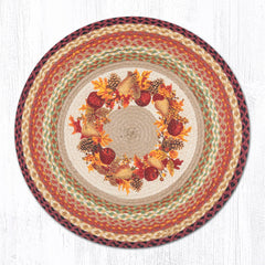 RP-431 Autumn Wreath Round Rug