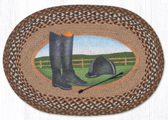 OP-657 Hat/Boot Oval Rug