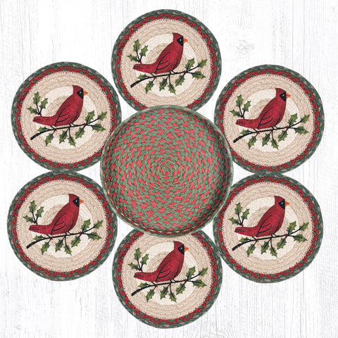 TNB-025 Holly Cardinal Trivets