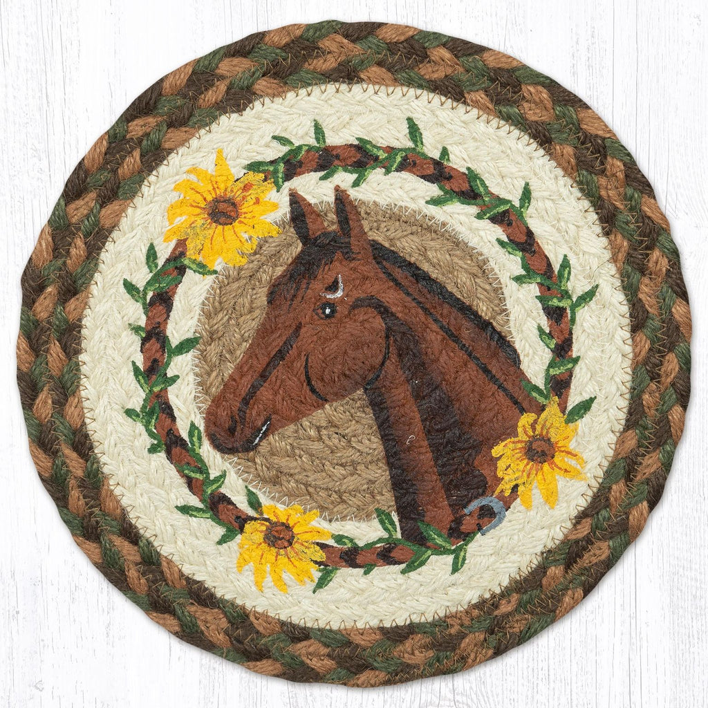 MSPR-657 Brown Horse 10" Trivet