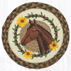 MSPR-657 Brown Horse 10" Trivet