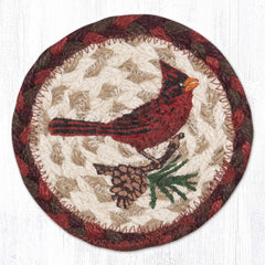 IC-417 Cardinal Pinecone Individual Coaster