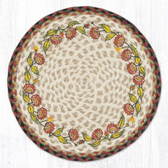 CH-081 Holiday Floral Chair Pad