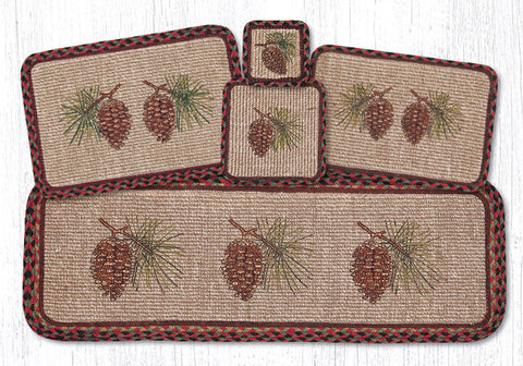 WW-081 Pinecone Wicker Weave Table Accents