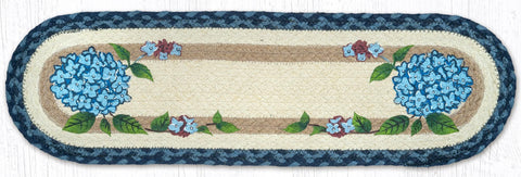 ST-OP-362 Blue Hydrangea Stair Tread