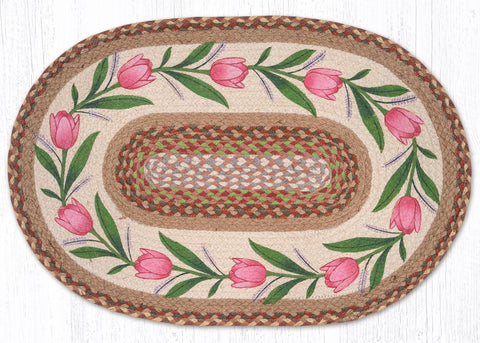 OP-652 Tulip Oval Rug