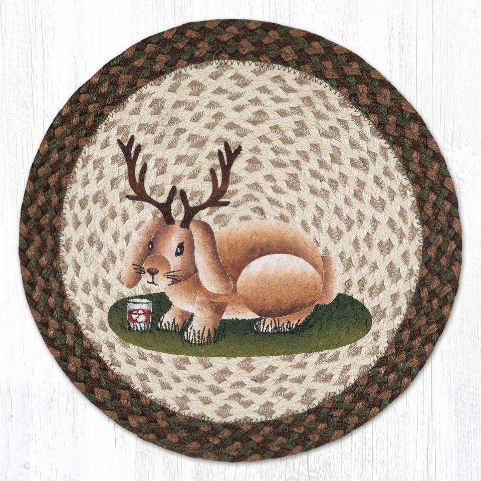 PM-RP-657 Jackalope Round Placemat