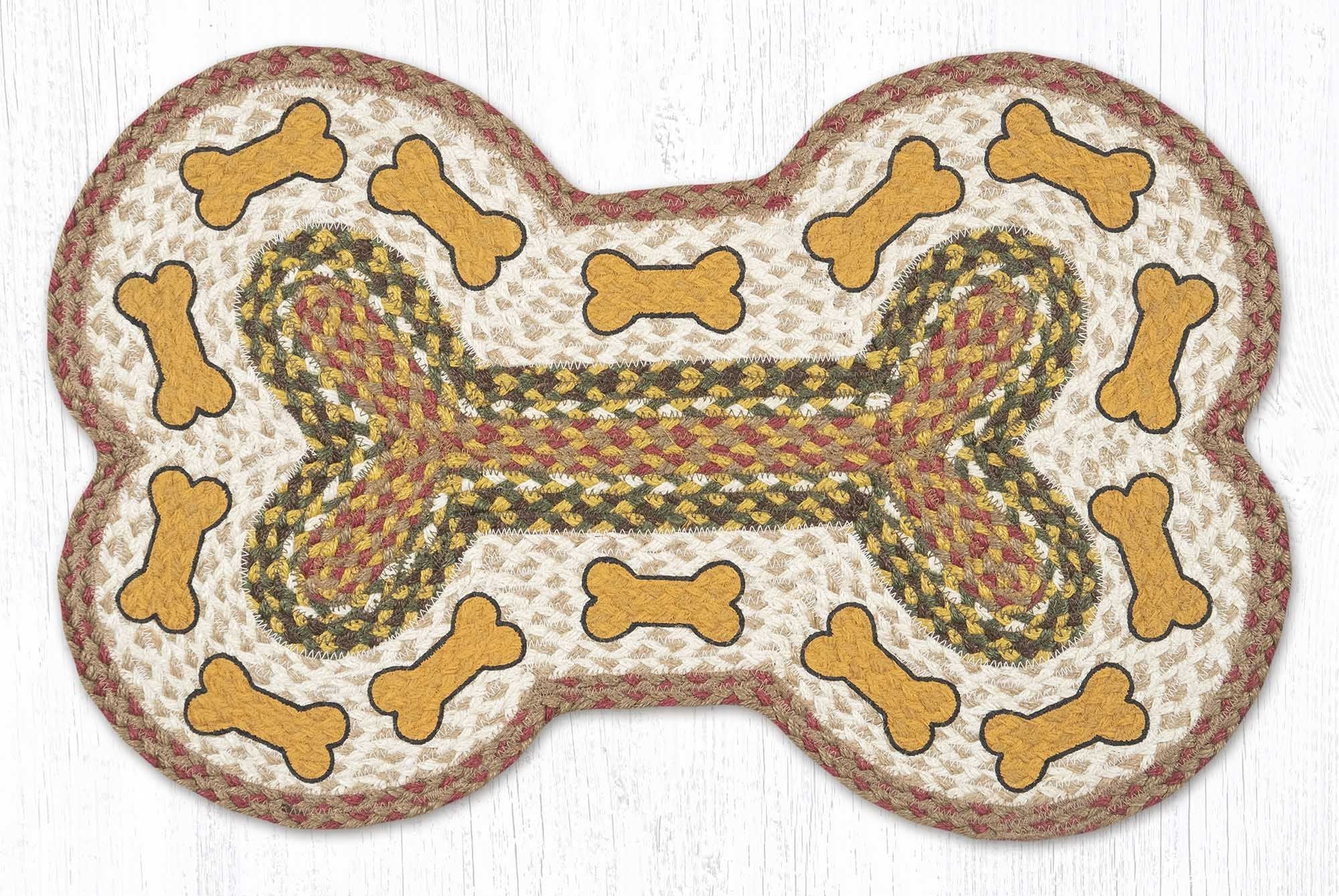 DBP-024 Dog Bone Dog Bone Rug | The Braided Rug Place
