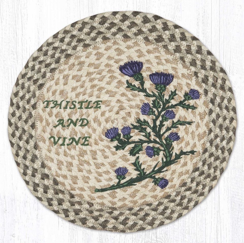 PM-RP-826 Thistle & Vine Round Placemat