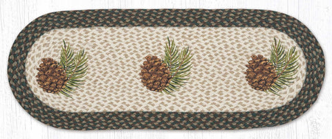 TR-577 Graphic Pinecone Table Runner