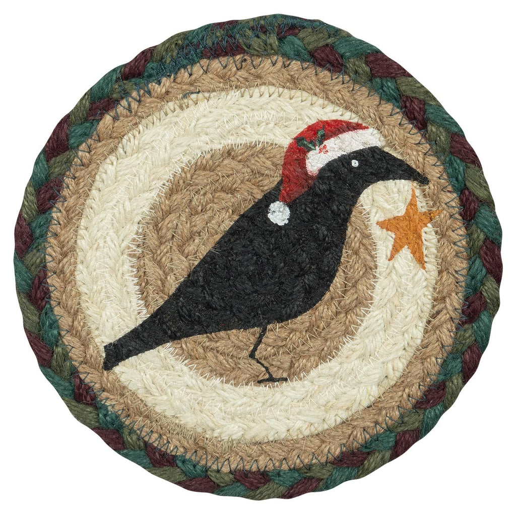 MSPR-508 Crow Santa Hat Trivet