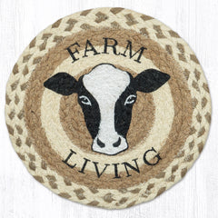 MSPR-658 Farm Living Cow 10" Trivet