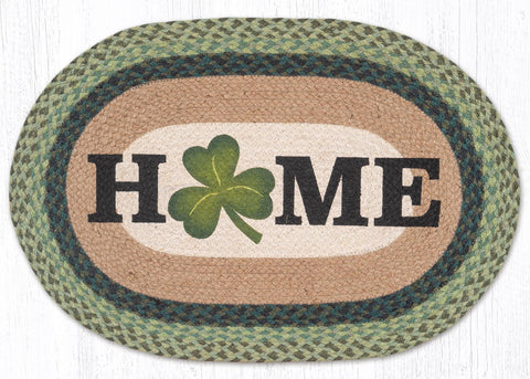 OP-656 Home Shamrock Oval Rug